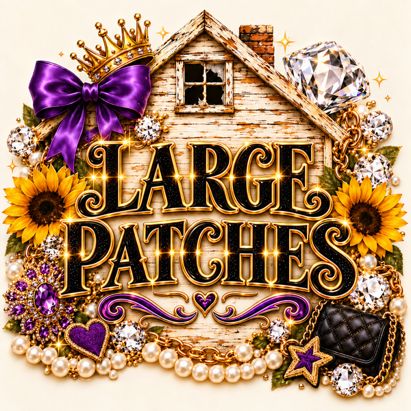 Large Designer-Inspired Patches
