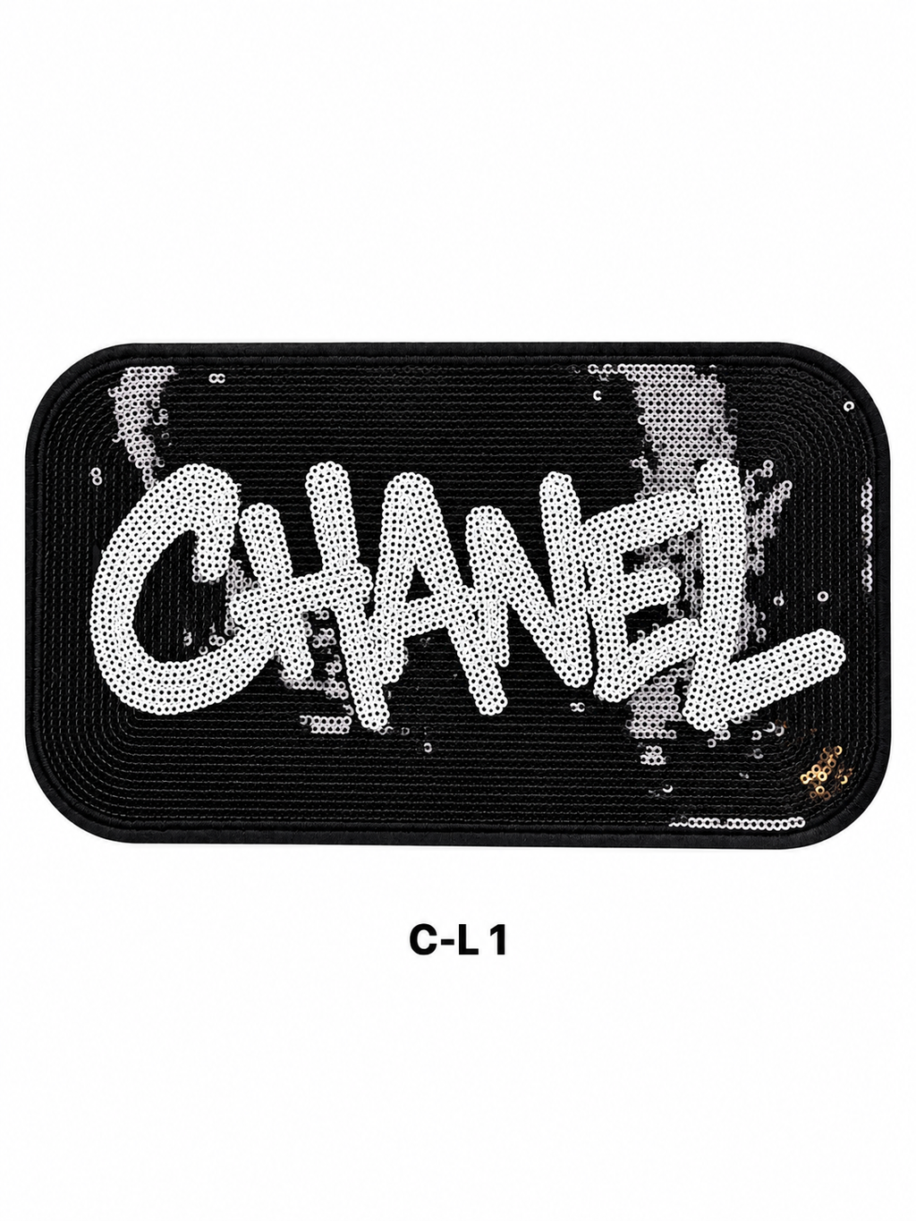 Large Designer-Inspired Embroidered Patches – C Series