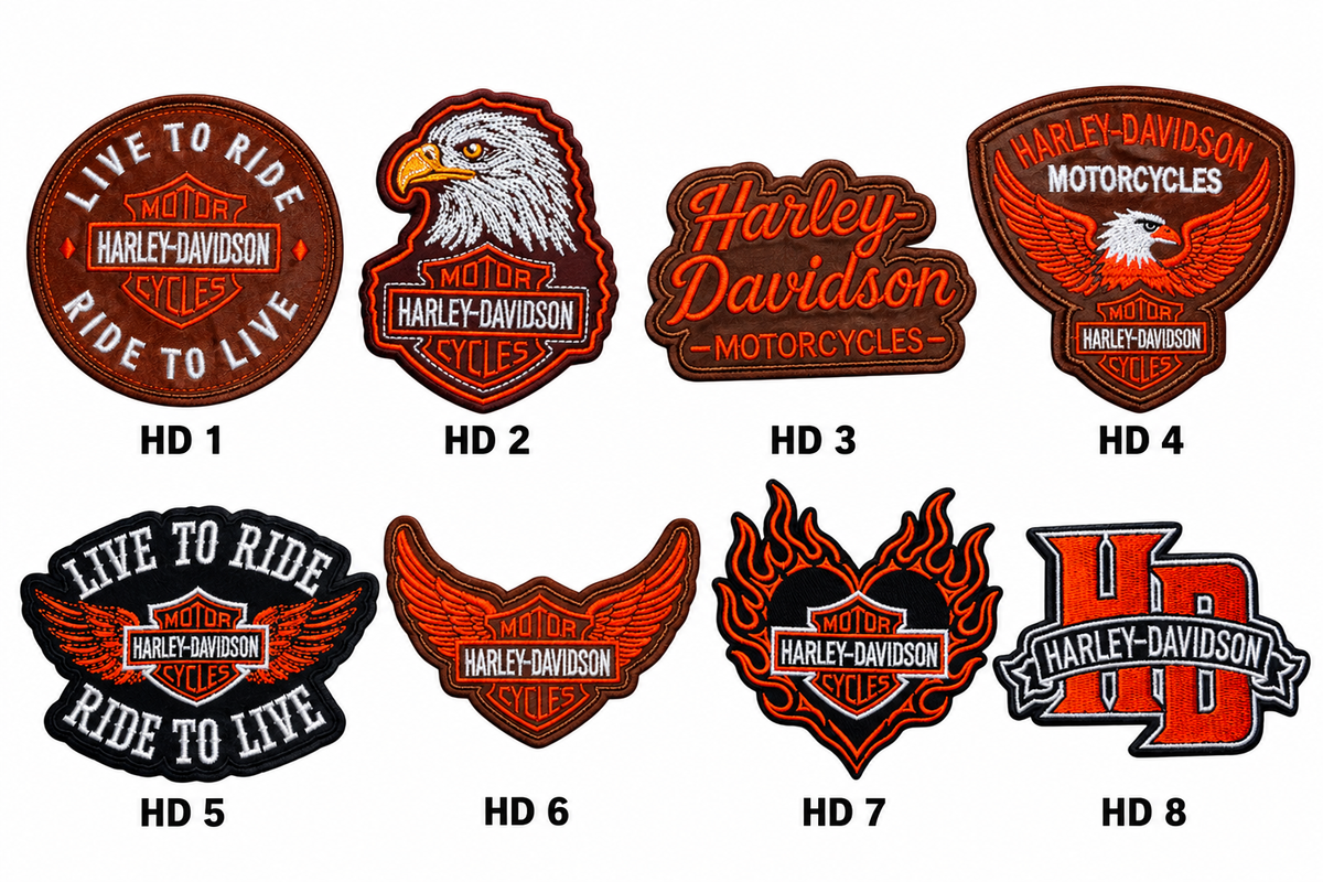 Small Designer-Inspired Embroidered Patch — HD1