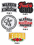 Medium Personality Patches – P Series