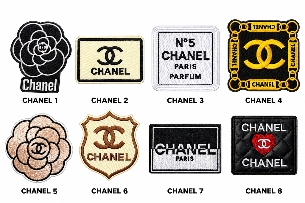 Small Designer-Inspired Embroidered Patch — C1