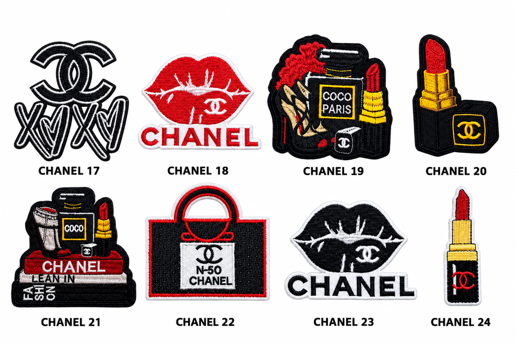 Small Designer-Inspired Embroidered Patch — C1