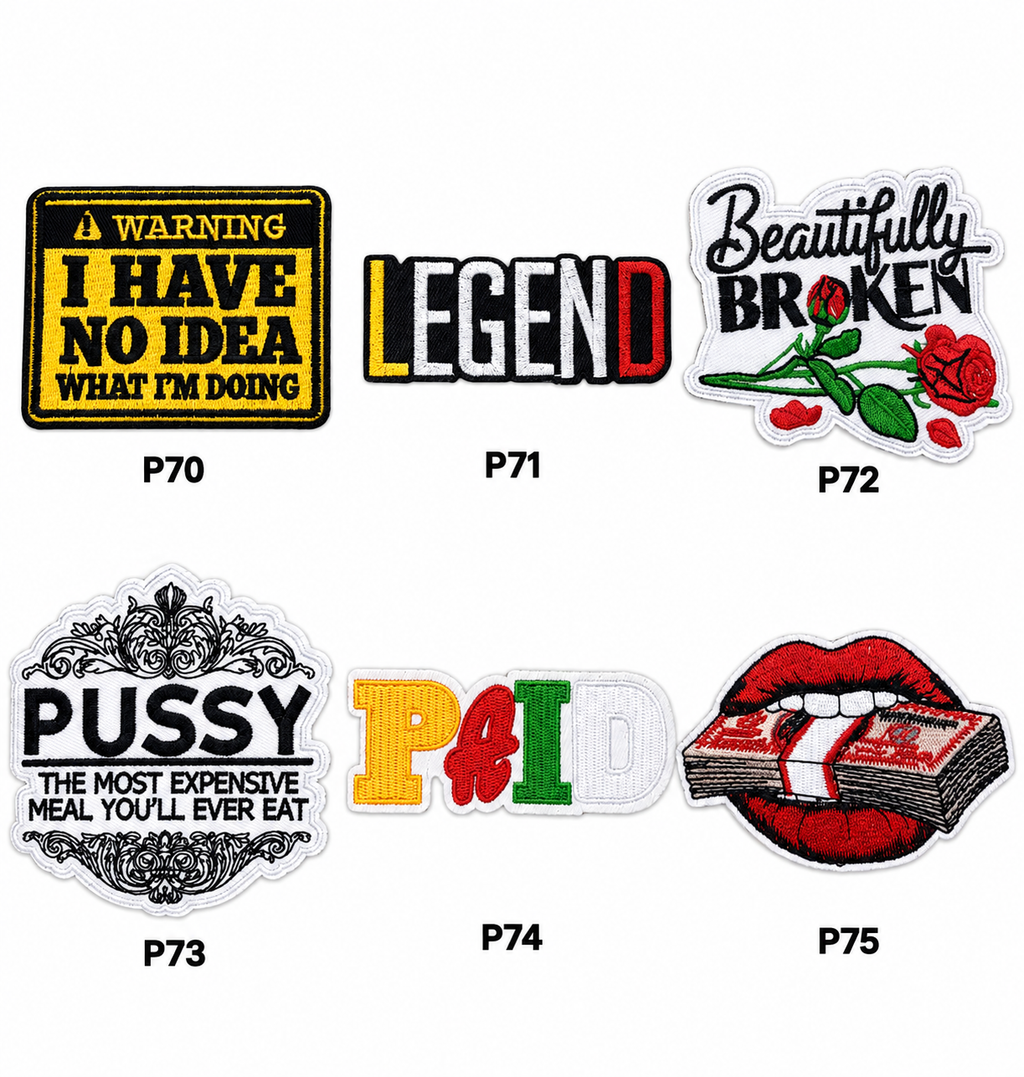 Small Personality Patches – P1 Series