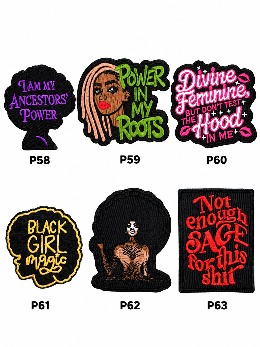 Small Personality Patches – P1 Series