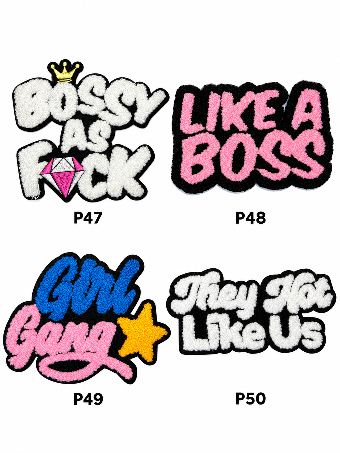 Small Personality Patches – P1 Series