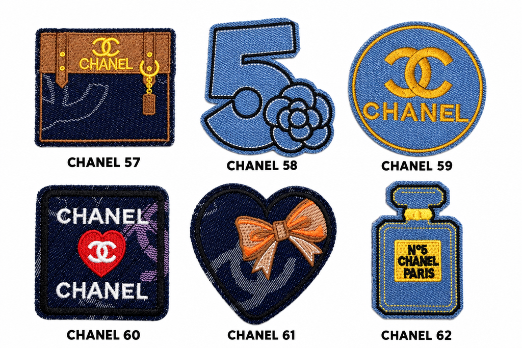 Small Designer-Inspired Embroidered Patch — C1