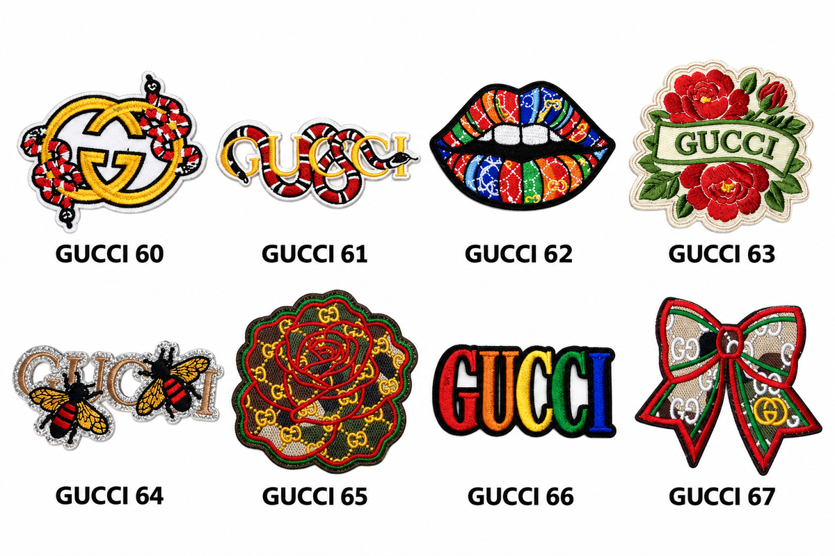 Small Designer-Inspired Embroidered Patch — G1