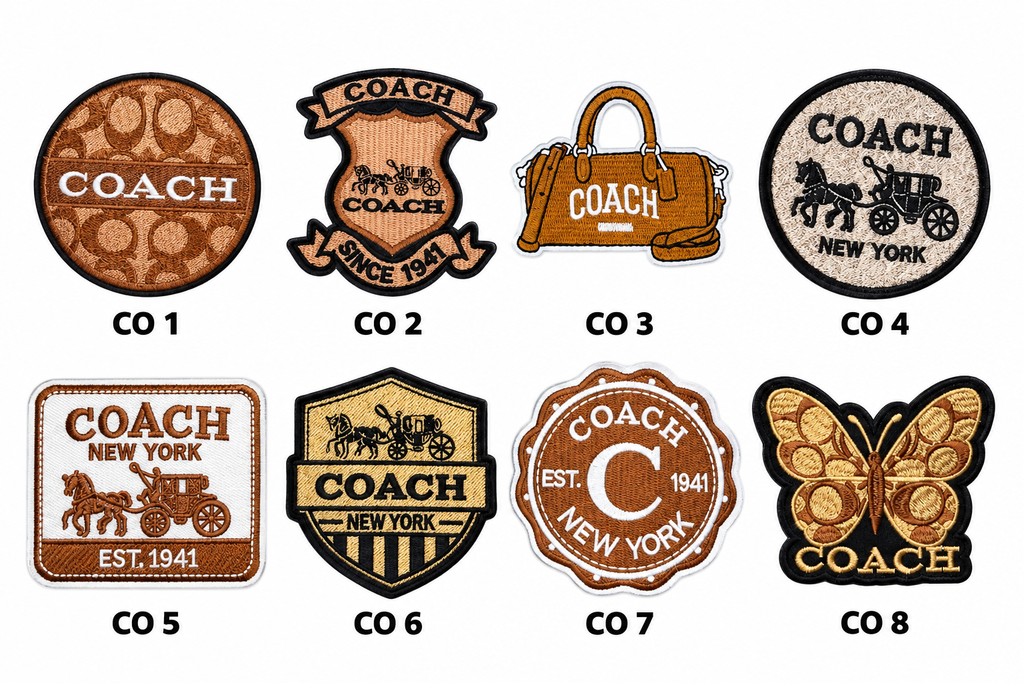 Small Designer-Inspired Embroidered Patch — CO1