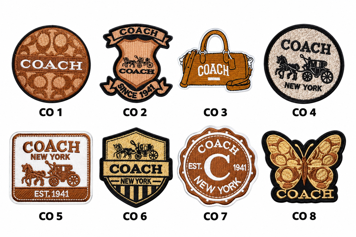 Small Designer-Inspired Embroidered Patch — CO1