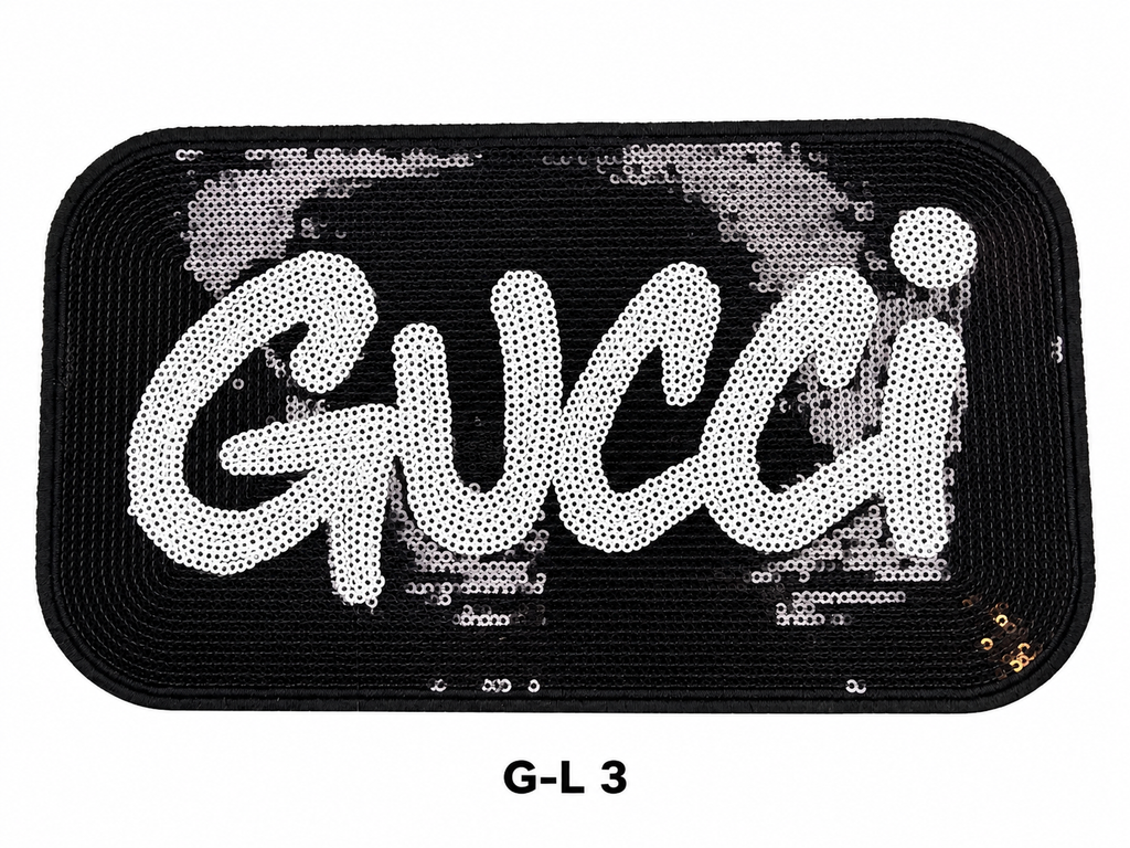 Large Designer-Inspired Embroidered Patches – G Series