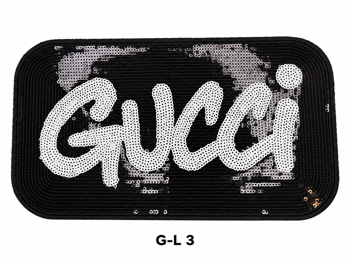 Large Designer-Inspired Embroidered Patches – G Series
