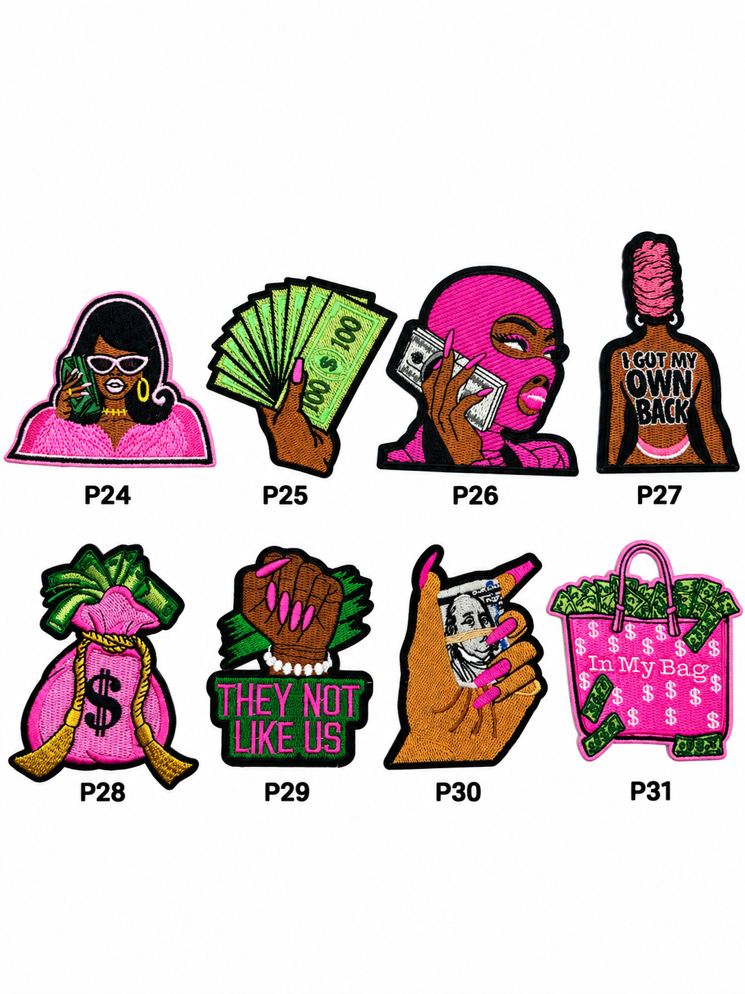 Small Personality Patches – P1 Series
