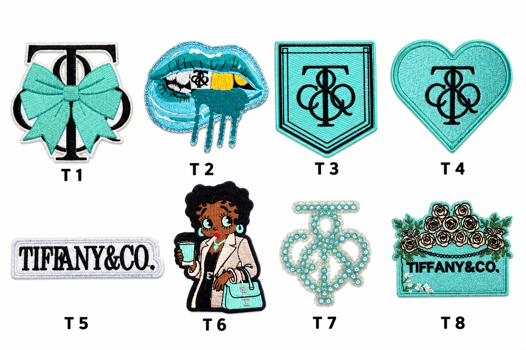 Small Designer-Inspired Embroidered Patch — T1