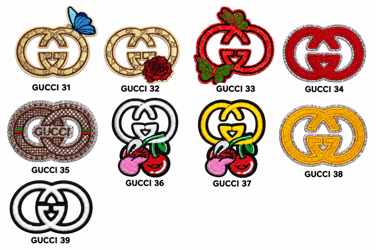 Small Designer-Inspired Embroidered Patch — G1