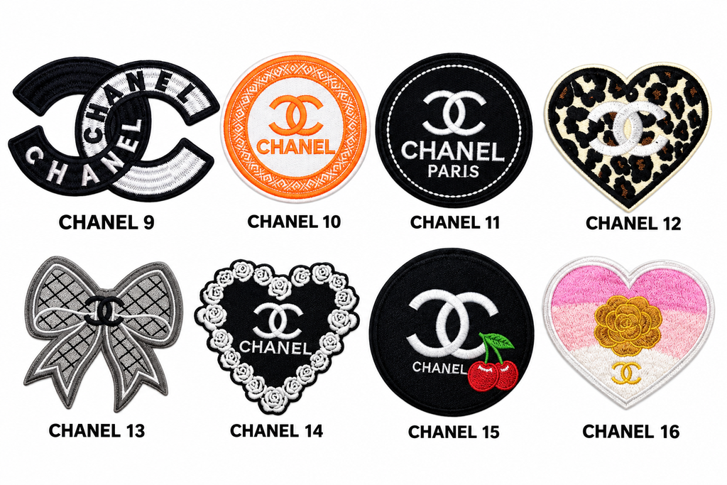 Small Designer-Inspired Embroidered Patch — C1