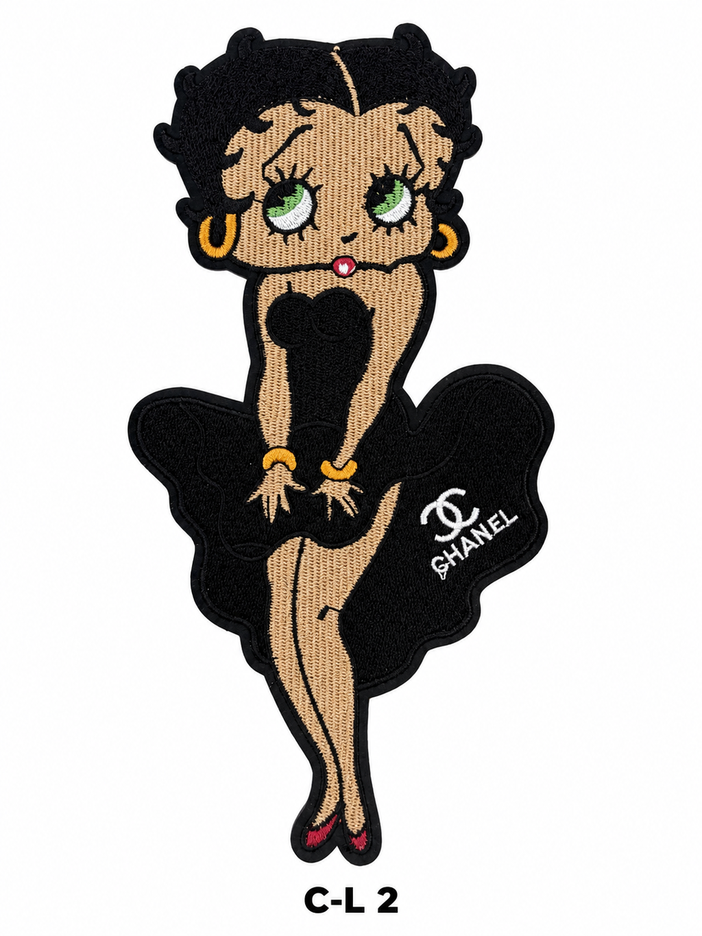 Large Designer-Inspired Embroidered Patches – C Series