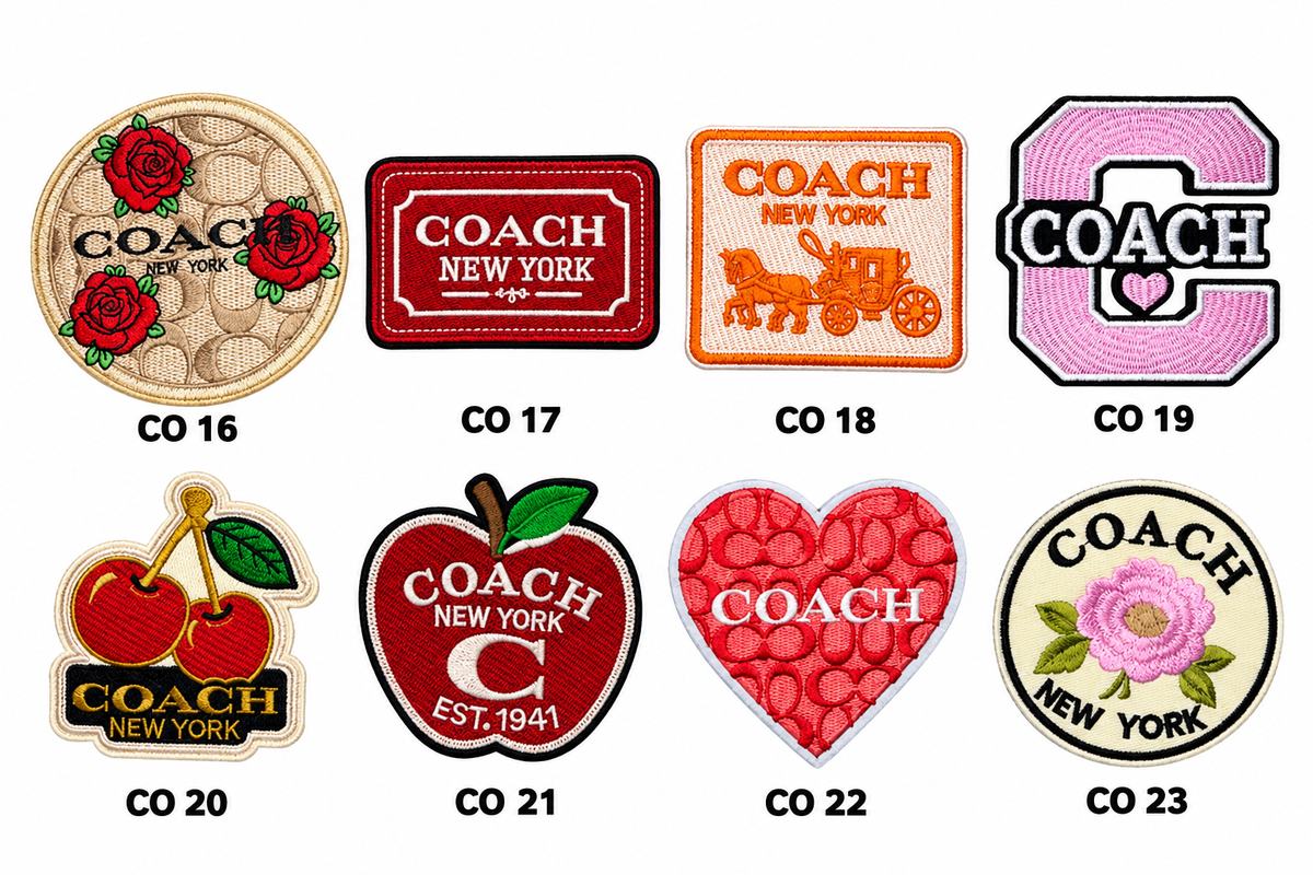 Small Designer-Inspired Embroidered Patch — CO1