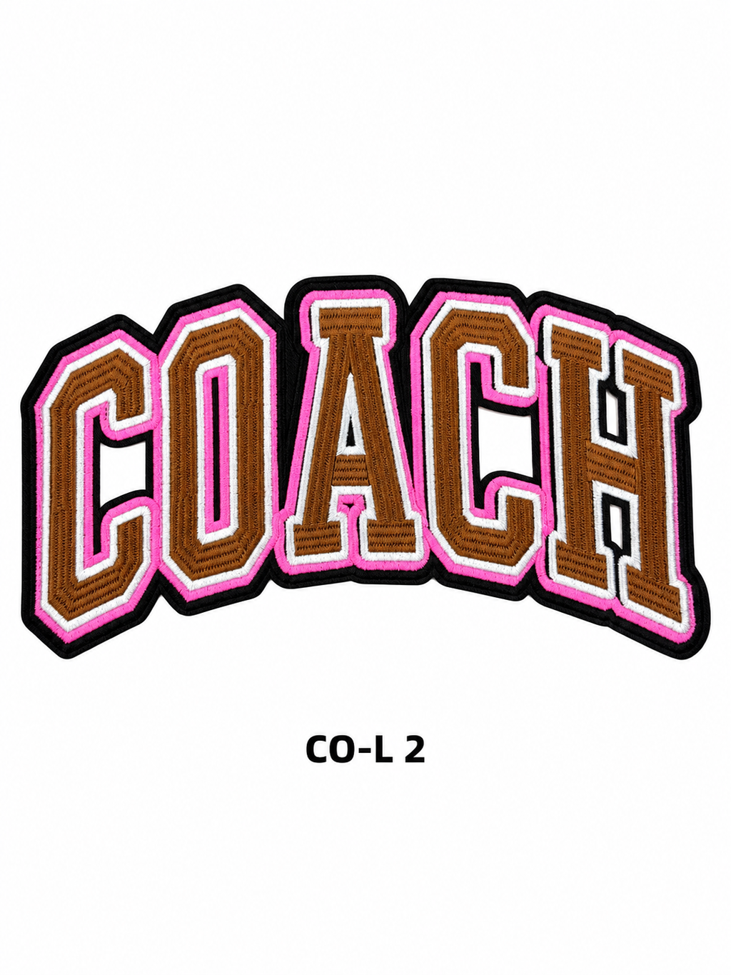 Large Designer-Inspired Embroidered Patches – CO Series