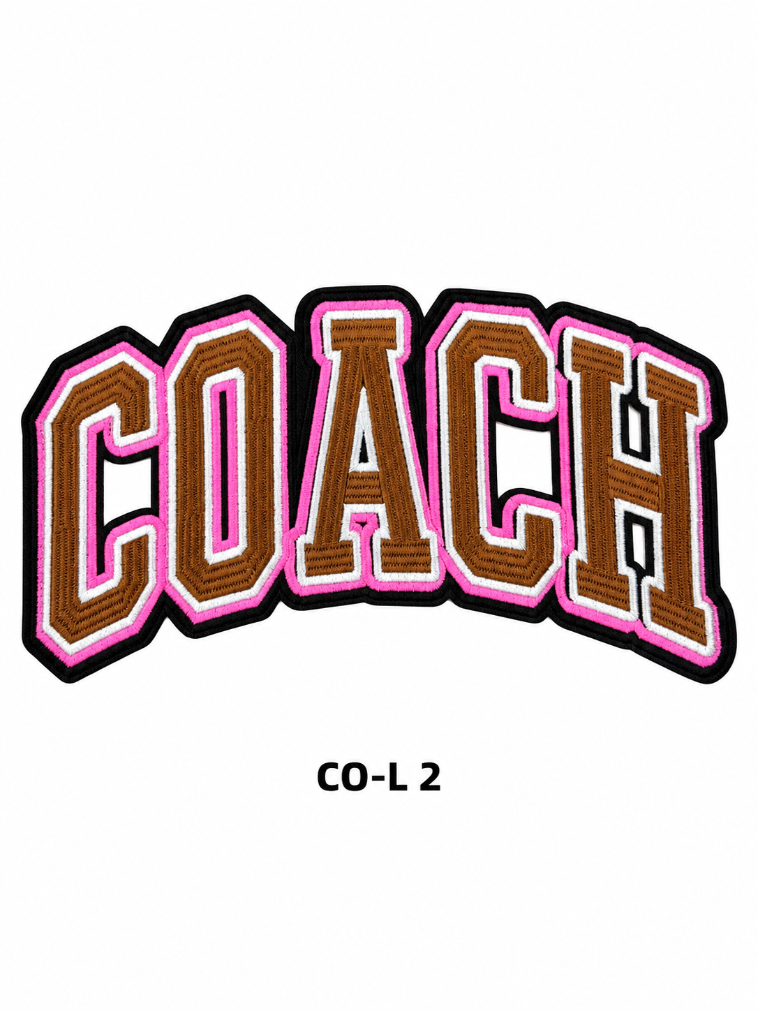 Large Designer-Inspired Embroidered Patches – CO Series
