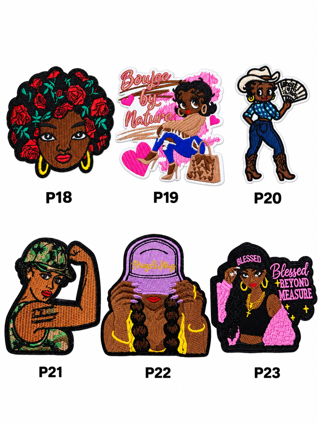 Small Personality Patches – P1 Series