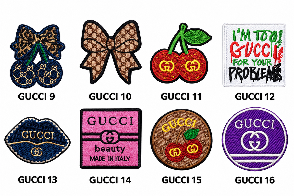 Small Designer-Inspired Embroidered Patch — G1