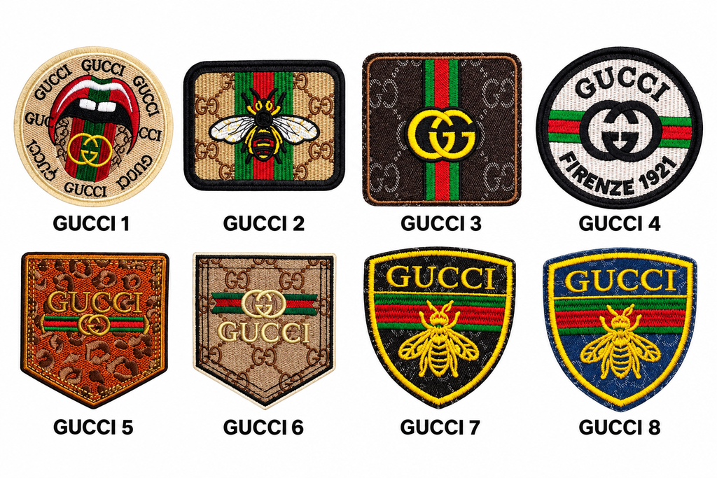 Small Designer-Inspired Embroidered Patch — G1