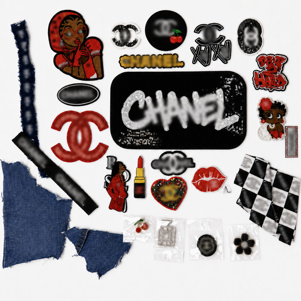 Red & Black Luxury Jacket Patch Bundle