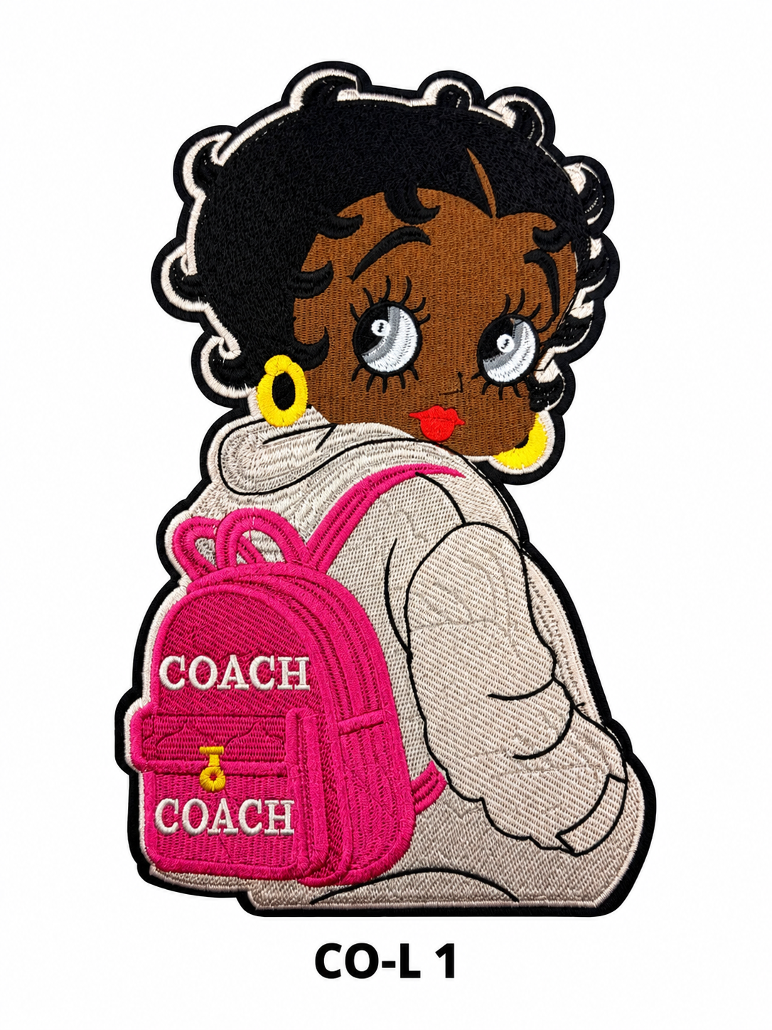 Large Designer-Inspired Embroidered Patches – CO Series