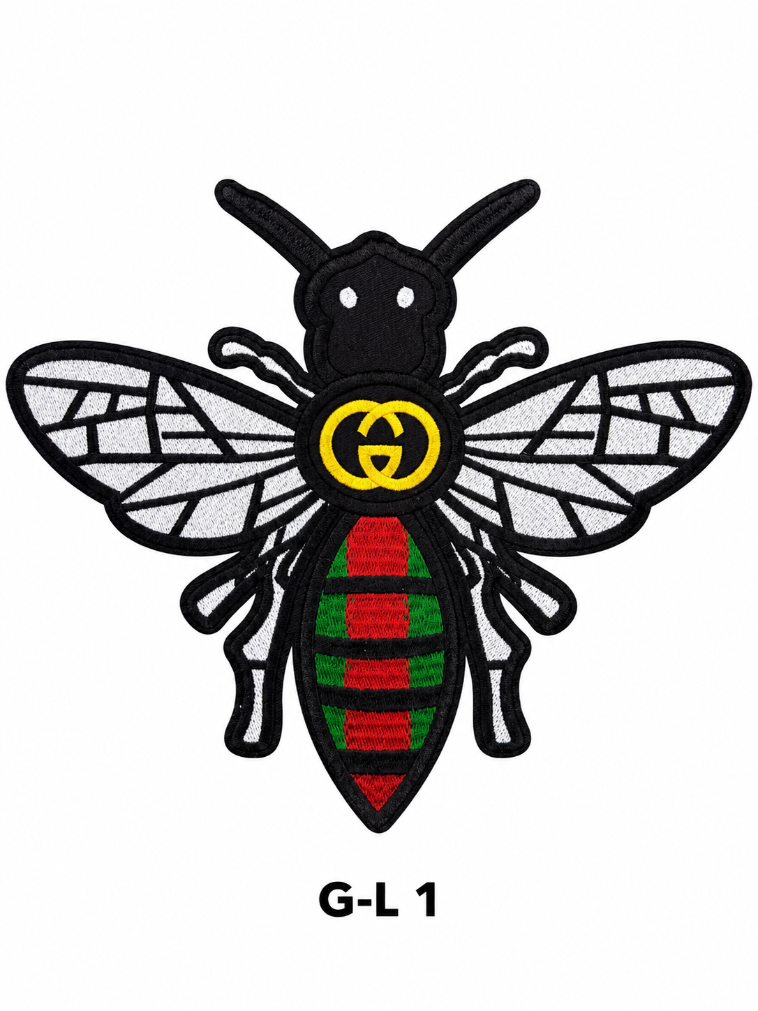 Large Designer-Inspired Embroidered Patches – G Series