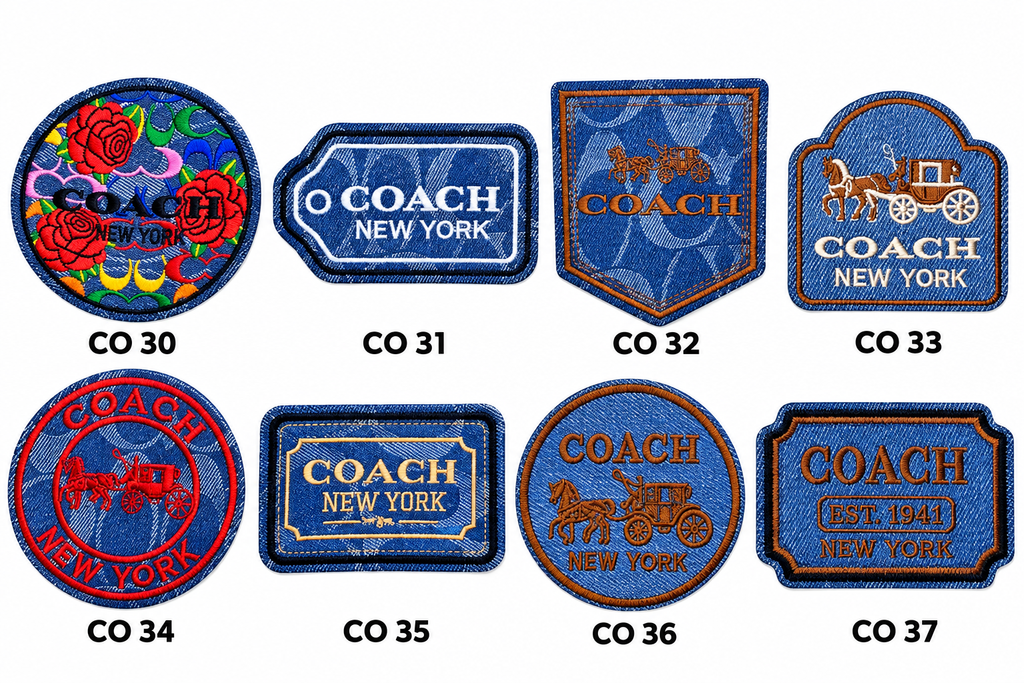 Small Designer-Inspired Embroidered Patch — CO1