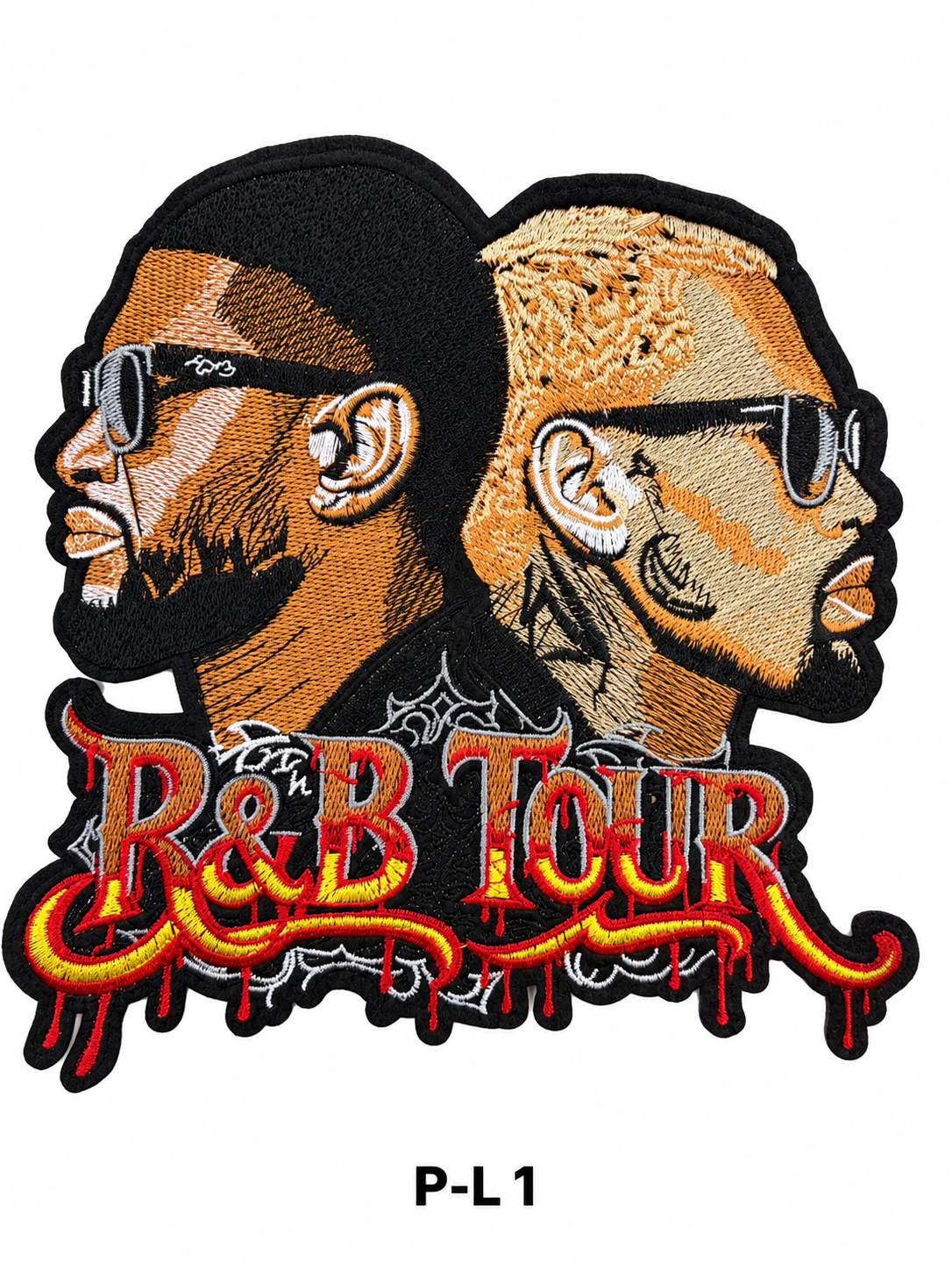 Large Inspired Embroidered Patches – R&B