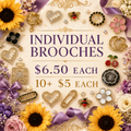 Individual Brooches – Choose Your Color
