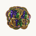 Mardi Gras Sequin Patch — Small
